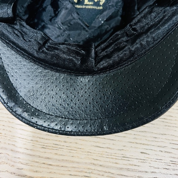 Faux Fur flat cap Hat cow pattern Warm Ski Snow dad golf furry warm Cap NEW S/M - Picture 11 of 11